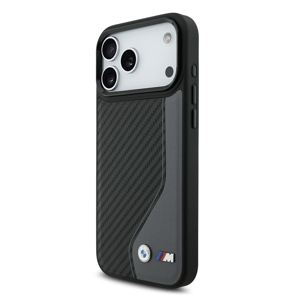 BMW iPhone 17 Pro Max Orjinal Lisanslı Magsafe Metal BMW ve M Logolu PU Karbon Tasarımlı Telefon Kılıfı BMW iPhone 17 Pro Max Orjinal Lisanslı Magsafe Metal BMW ve M Logolu PU Karbon Tasarımlı Telefon Kılıfı